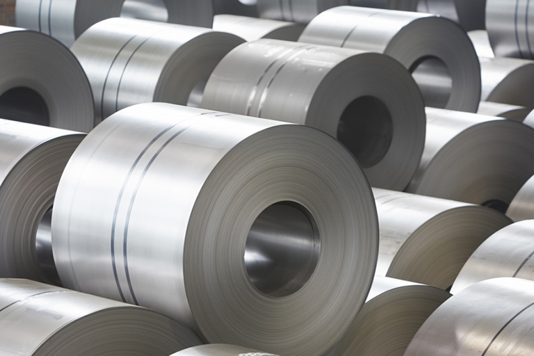 Finished coils of rolled steel